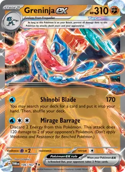 Greninja ex (Twilight Masquerade 106)