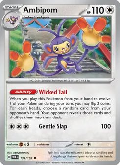 Ambipom (Twilight Masquerade 138)