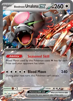 Bloodmoon Ursaluna ex (Twilight Masquerade 141)