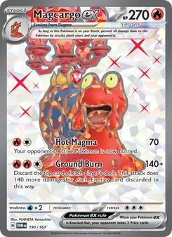 Magcargo ex (Twilight Masquerade 191)