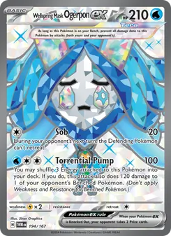 Wellspring Mask Ogerpon ex (Twilight Masquerade 194)