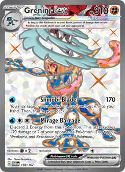 Greninja ex (Twilight Masquerade 198)