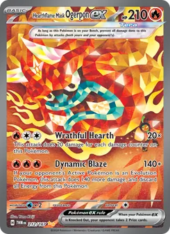 Hearthflame Mask Ogerpon ex (Twilight Masquerade 212)