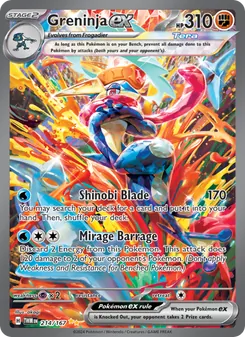 Greninja ex (Twilight Masquerade 214)