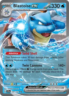 Blastoise ex (Stellar Crown 30)