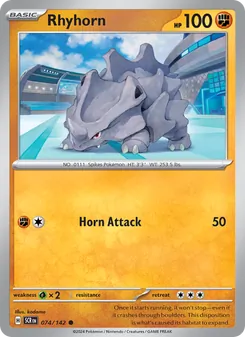 Rhyhorn (Stellar Crown 74)