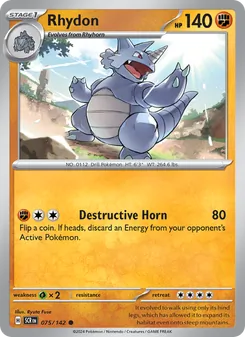 Rhydon (Stellar Crown 75)