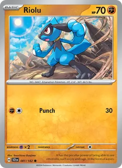 Riolu (Stellar Crown 81)