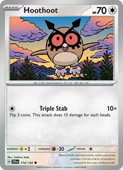 Hoothoot (Stellar Crown 114)