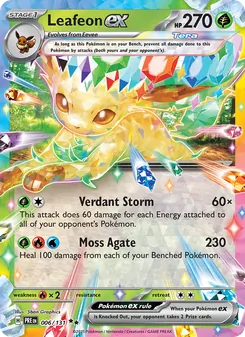 Leafeon ex (Prismatic Evolutions 6)