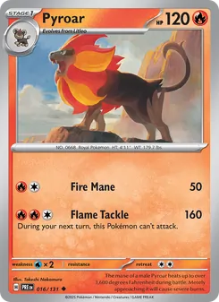 Pyroar (Prismatic Evolutions 16)
