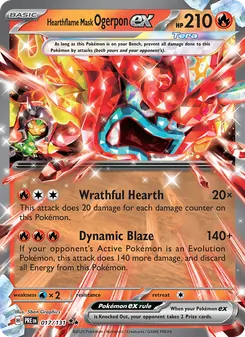 Hearthflame Mask Ogerpon ex (Prismatic Evolutions 17)