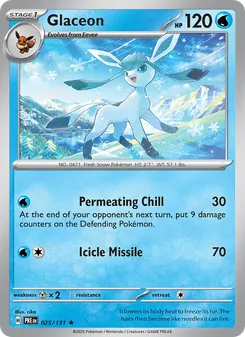 Glaceon (Prismatic Evolutions 25)