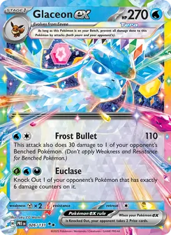 Glaceon ex (Prismatic Evolutions 26)