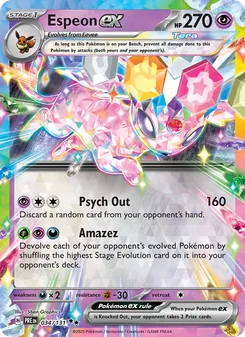 Espeon ex (Prismatic Evolutions 34)