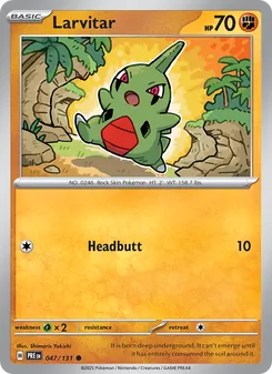 Larvitar (Prismatic Evolutions 47)