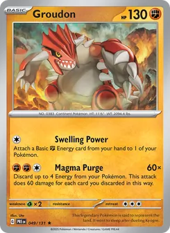 Groudon (Prismatic Evolutions 49)