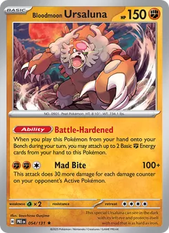 Bloodmoon Ursaluna (Prismatic Evolutions 54)