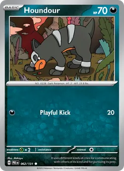 Houndour (Prismatic Evolutions 62)