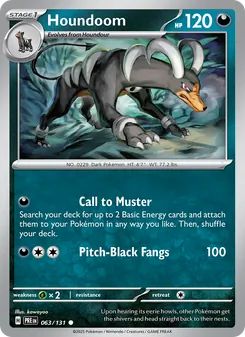 Houndoom (Prismatic Evolutions 63)
