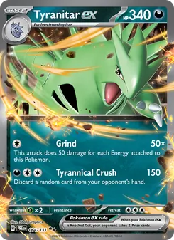 Tyranitar ex (Prismatic Evolutions 64)