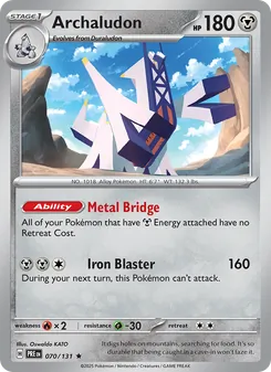 Archaludon (Prismatic Evolutions 70)