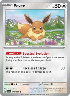 Eevee (Prismatic Evolutions 74)