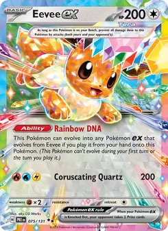Eevee ex (Prismatic Evolutions 75)