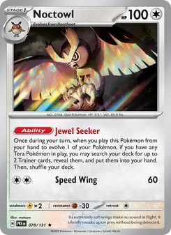 Noctowl (Prismatic Evolutions 78)