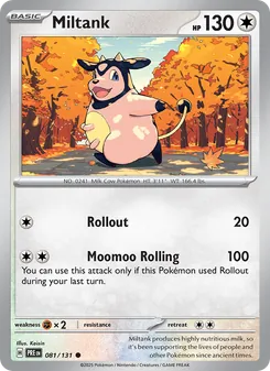 Miltank (Prismatic Evolutions 81)