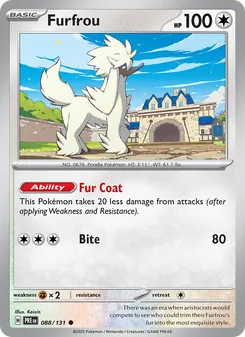 Furfrou (Prismatic Evolutions 88)