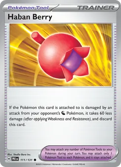 Haban Berry (Prismatic Evolutions 111)