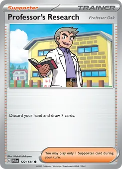 Professor's Research (Prismatic Evolutions 122)