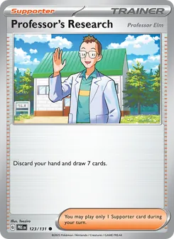 Professor's Research (Prismatic Evolutions 123)
