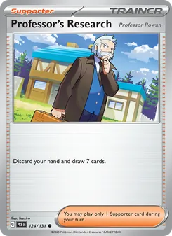 Professor's Research (Prismatic Evolutions 124)