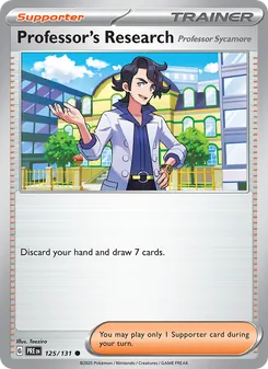 Professor's Research (Prismatic Evolutions 125)