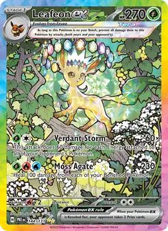 Leafeon ex (Prismatic Evolutions 144)
