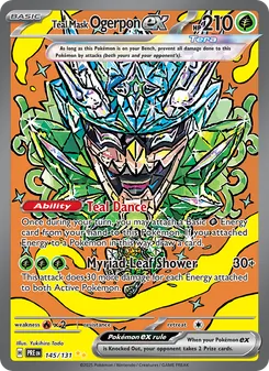 Teal Mask Ogerpon ex (Prismatic Evolutions 145)