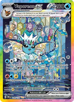 Vaporeon ex (Prismatic Evolutions 149)