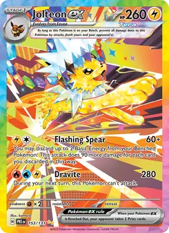 Jolteon ex (Prismatic Evolutions 153)