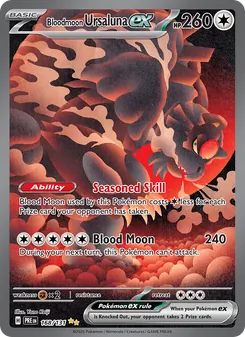 Bloodmoon Ursaluna ex (Prismatic Evolutions 168)