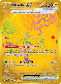 Pikachu ex (Prismatic Evolutions 179)