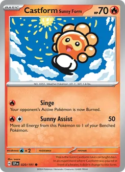 Castform Sunny Form (Surging Sparks 20)