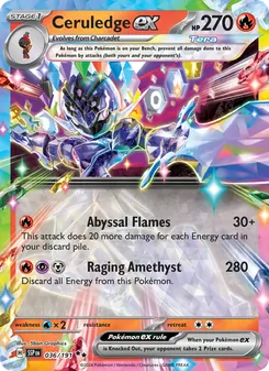 Ceruledge ex (Surging Sparks 36)