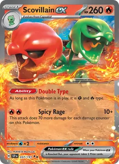 Scovillain ex (Surging Sparks 37)