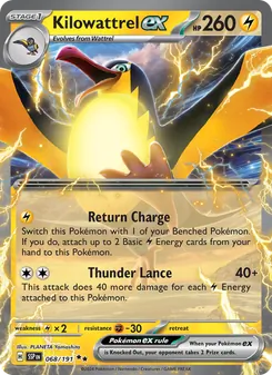 Kilowattrel ex (Surging Sparks 68)