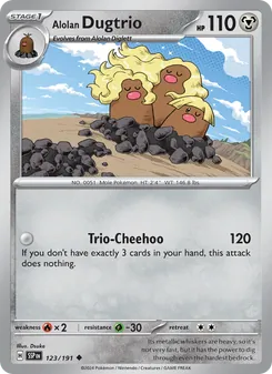 Alolan Dugtrio (Surging Sparks 123)