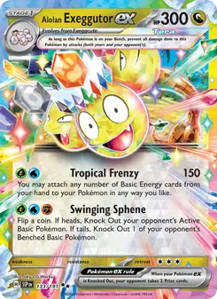 Alolan Exeggutor ex (Surging Sparks 133)
