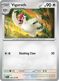 Vigoroth (Surging Sparks 146)