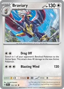 Braviary (Surging Sparks 153)